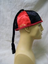 Mandarin Costume Cap Hat Chinese Headpiece w/ Top Tassel Braid Emperor M... - $168.69 MXN