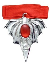 Forum Novelties - Gothic Medallion - Red/Silver - Vampire Costume Accessory - £7.24 GBP