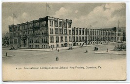 International Correspondence School New Printery Scranton Pennsylvania postcard - £5.02 GBP