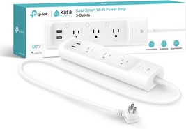 Kasa Smart Plug Power Strip KP303, Surge Protector with 3 Individually - £27.23 GBP