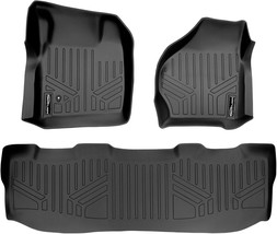 SMARTLINER Custom Fit Floor Mats Rubber Liner Set 1999-2007 Super Duty C... - $2,635.11 MXN