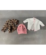Vintage 1961 Barbie Fashion Knit Sweater Blouse Top Overcoat Jacket Francie - $25.45 CAD