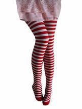 Angelique Womens Plus Size Striped Nylon Tights Opaque Hosiery Costume Leggings - £12.70 GBP+