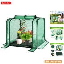 Mini Greenhouse for Plants 23x13x17 Inch with Waterproof Pad and Steel F... - $61.33
