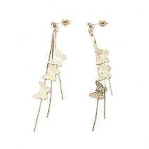 Long Tassel Round Hanging Dangle Earrings Drop Earring Modern Earrings for Women - £6.40 GBP