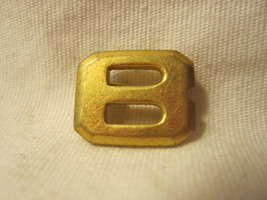 vintage Gold Elongated B Pin - $4.00