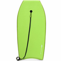 41&quot; Super Lightweight Bodyboard Surfing W/Leash EPS Core Board IXPE Green - £72.13 GBP
