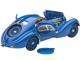 1938 Bugatti Type 57SC Atlantic w Metal Wire-Spoke Wheels Blue 1/43 Diecast Car - £199.92 GBP
