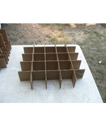 Cardboard Dividers 5 Sets 15&quot; X 15&quot; X 4&quot; High 25 cell B 15-4-04 - $8.02