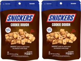 Snickers Ready-To-Eat Cookie Dough Bites, 2-Pack 8.5 oz. Re-sealable Bag - £23.23 GBP+