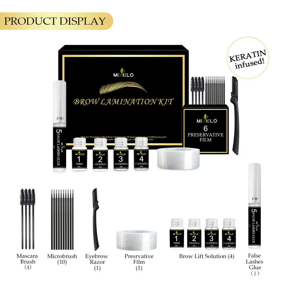 3D Effect Eyebrow Lift Portable Travel Kit 1PC Eyebrow and Eyelash Mask Kit Safe - $130.87