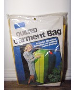 INTERIO YELLOW QUILTED GARMENT BAG  STYLE NO.1001 UNOPENED VINTAGE 1983 - £27.33 GBP