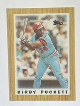 Kirby Puckett 1987 Topps Mini #63 Minnesota Twins League Leaders Baseball Card - £0.77 GBP