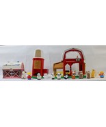 Fisher Price 2005 Little People Animal Sounds Farm Playset Plus 2008 Fam... - $39.99