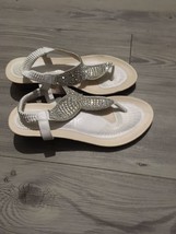 Truffle collection beige and white sandals size 5 Express Shipping - £12.83 GBP