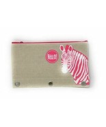 Fashion Pencil Pouch with 3 Holes for Binder (Zebra) Burlap - $7.99