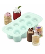 Wilton Silicone Round Shot Glass Treat Mold 8 Cavity - £9.67 GBP