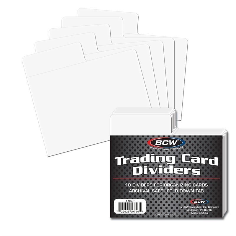 Primary image for 3 BCW Trading Card Dividers - Horizontal