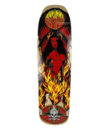 Benson RED Devil Woman Pro Deck Death Skateboards Shovel POOL Shape 9 &quot; - $64.69 CAD