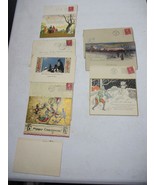 Vintage Christmas Greeting  1920s -30s lot of 5 with 2 cent Stamps and e... - €42,68 EUR