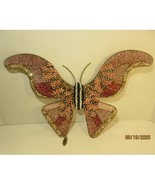MacKenzie-Childs Butterfly Wall Decor Beaded Embellished Floral Accent 1... - €167,35 EUR