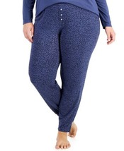 Alfani Womens Sleepwear Essential Jogger Pajama Pants Size 3X Color Animal Dot - £33.04 GBP