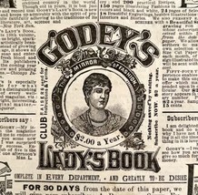 Godey&#39;s Lady&#39;s Book 1885 Advertisement Victorian Subscriber Offer DWKK9 - £15.72 GBP