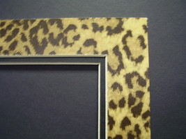 Picture Mat Leopard 20x24 for 16x20  photo Cheetah and black Animal Print - £16.77 GBP