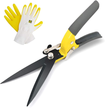 Jardineer Grass Shears Handheld, Razorsharp Hand Grass Clippers, Non-Slip Grass  - £19.18 GBP