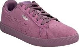PUMA SMASH PERF SD WOMEN&#39;S PINK SUEDE SNEAKERS, 364890-02 - $39.99
