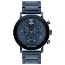 Movado Men&#39;s Bold Blue Dial Watch - 3600812 - £366.00 GBP