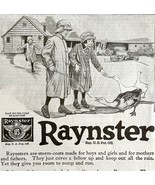 1917 Raynster Raincoat Advertisement United States Rubber Company LGADYC4 - €17,15 EUR