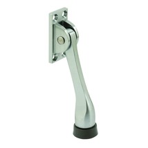 Prime-Line J 4571 Kick-Down Door Stop, 4-3/4 in, Satin Chrome Finish, (single pa - £34.75 GBP