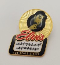 Elvis Presley&#39;s Memphis Beale Street Gold Record Collectible Lapel Hat Pin - $24.55