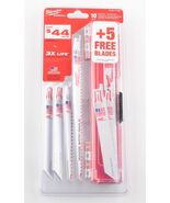 *MILWAUKEE 49-22-1110B SAWZALL BLADE SET 10PC - $15.99