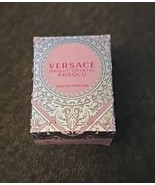 New Versace Bright Crystal Absolute EDP Travel Miniature 5ml .17oz (MO1) - £19.92 GBP