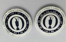 St Andrews Links  Magnetic Yardage &amp; Ball Marker Holder- Two Sided BM- B... - $18.76