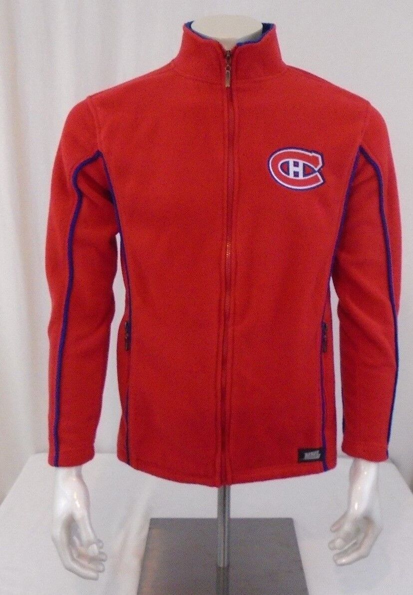 Primary image for Montreal Canadians Small Red Fleece Zipper Front Unisex  NHL Sport Jacket