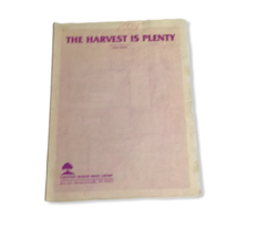 The Harvest is Plenty Diana Gillette sheet music 1985 Religious and Devotional - £8.80 GBP