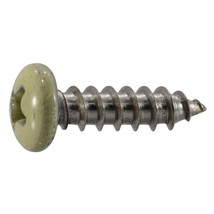 #8 x 5/8&quot; Beige 18-8 Stainless Phillips Pan Head Sheet Metal Screws (50 pcs.) - $14.20