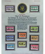 Tribute To U.S. Presidents Postal Commemorative Society World Of Stamps ... - £10.27 GBP