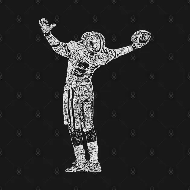 Deion Sanders Vintage Hoodie - $673.13 MXN