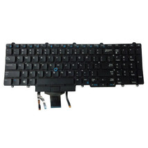 Dell Precision 7510 7520 7710 7720 Backlit Keyboard W/ Pointer & Ons - £31.45 GBP
