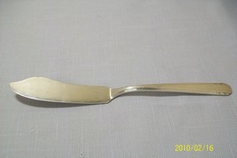 Oneida Silver Plate Master Butter Spreader Knife Flat Handle Elaine 1926 - $6.95