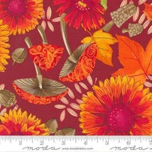 Moda Forest Frolic 48740 16 Cinnamon Cotton Quilt Fabric By the Yard - $11.63