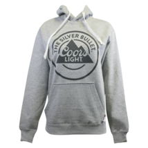 Coors Light Women&#39;s Light Grey Hoodie The Silver Bullet Laced Pullover (S01) - £16.47 GBP