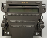 2007-2009 Leuxs ES350 AM FM CD Player Radio Receiver OEM J02B04025 - £105.93 GBP