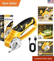 Heavy-Duty 4V Rechargeable Rotary Cutter with Ergonomic Design &amp; USB Cha... - $45.00