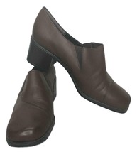 Bellini Sport Shoes Womens 11M Sally Brown Leather Slip On Loafer Chunky Heel - £25.90 GBP