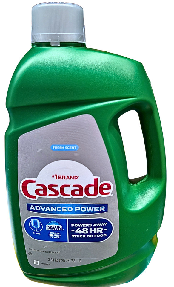 Cascade Advanced Power Liquid Dishwasher Detergent Fresh Scent 125 Ounce Bottle